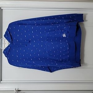 Nike "All Over" hoodie, XL, Royal Blue